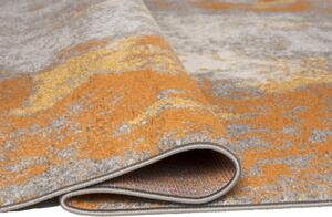 Kusový koberec Fredo oranžový kruh 100x100cm