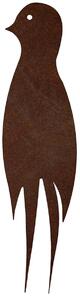 Záhradná dekorácia lastovička 2, 20 x 5 cm, corten CORGARDEN 1045