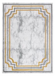 Luxusný kusový koberec akryl Mramor žltý 160x230cm
