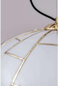 Globen Lighting - Ombrello Závěsná Lampa White/Brass - Lampemesteren