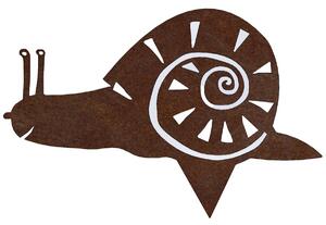 Záhradná dekorácia slimák 28 × 19 cm, corten CORGARDEN 1051