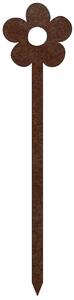 Záhradná dekorácia kvet 2, 68 x 16 cm, corten CORGARDEN 1054
