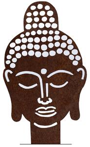 Záhradná dekorácia Buddha 50 x 30 cm, corten CORGARDEN 1061