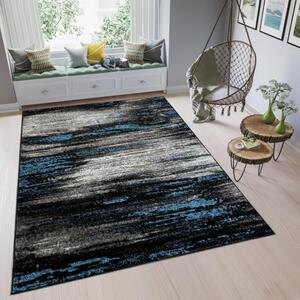 Kusový koberec PP Prince čiernomodrý 300x400cm