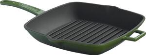 Grilovacia panvica 26 x 26 cm, liatinová, zelená LAVA Metal LVPGT2626K0G