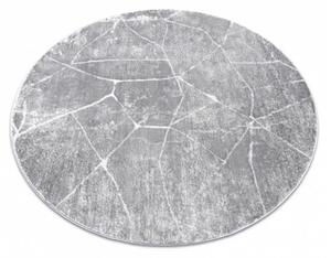 Kusový koberec Mramor šedý kruh 100cm
