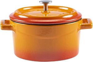 Hrnec Ø 10 cm, 0,35 l, liatinový, oranžový LAVA METAL LVYTC10K2OR