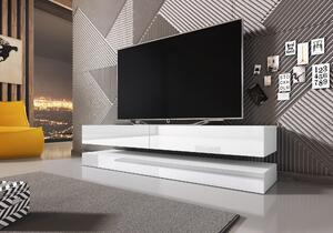 WIP TV stolík FLY|výpredaj Farba: Biela / biely lesk