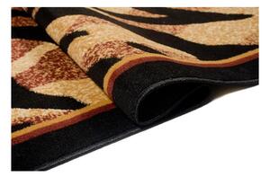 Kusový koberec PP Trio čiernobéžový 70x130cm