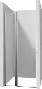 Deante Kerria Plus, 1-krídlové sprchové dvere 80x200 cm, 6mm číre sklo, chrómový profil, DEA-KTSU042P