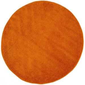 Kusový koberec Ezra oranžový kruh 100x100cm