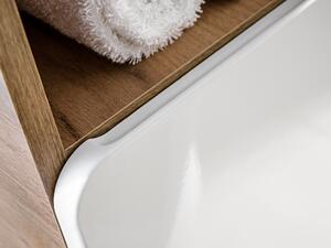 Kúpeľňová zostava ARUBA White Typ: Skrinka pod umývadlo 60 cm ARUBA 828 - 53 x 60 x 46 cm