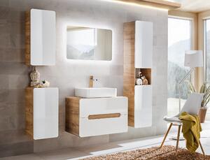 Kúpeľňová zostava ARUBA White Typ: Vysoká skrinka 805 - 170 x 25 x 39 cm