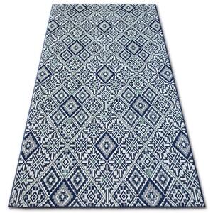 Kusový koberec Hary modrý 80x150cm