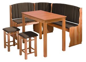 Kuchynský kút + stôl so stoličkami Soter II, Dostupné poťahy: Look 5, Morenie: jelša Mirjan24 5902928447941