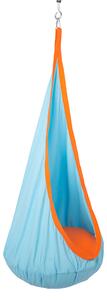 Závesné hojdacie kreslo Sentra (modrá + oranžová). Vlastná spoľahlivá doprava až k Vám domov. 1021458