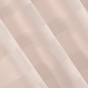 Ružová záclona na krúžkoch EFIL 140x250 cm