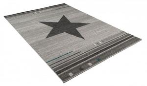 Kusový koberec Hviezda svetlo sivý 180x260cm