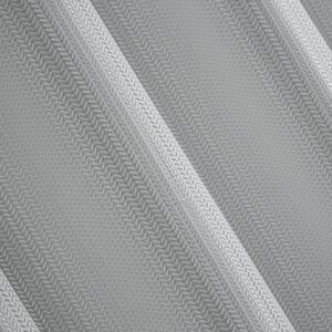 Sivá záclona na krúžkoch DEZRA 140x250 cm