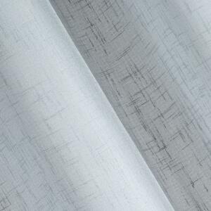 Sivá záclona na krúžkoch LEXY 140x250 cm