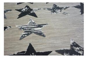 Kusový koberec PP Hviezdy sivý 120x170cm