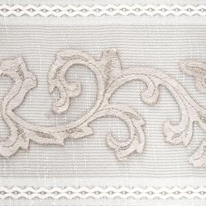 Biela záclona na krúžkoch ANNE 140x270 cm