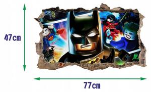 Detská nálepka na stenu s motívom Batman 47x77cm