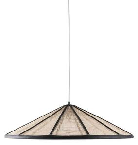 Globen Lighting - Akira Závěsná Lampa Ø70 Black/Natureal - Lampemesteren
