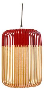 Forestier - Bamboo Závěsná Lampa L Red - Lampemesteren