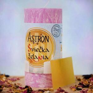 Astron Sviečka želania Oranžová 235 g
