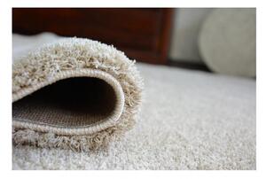 Luxusný kusový koberec Shaggy Azra krémový 80x150cm