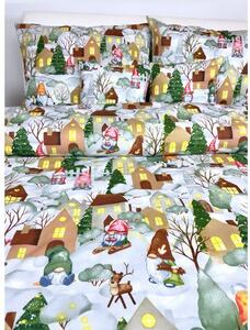 Zdravsi-spanok Vianočná posteľná obliečka Home 140x200/70x90 cm