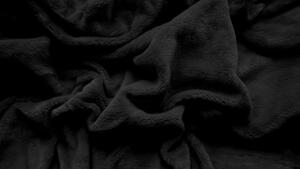 Obliečky z mikrovlákna SOBY A STROMČEKY biele + plachta mikroplyš SOFT 90x200 cm čierna