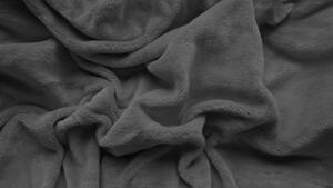 Svietiace obliečky mikroplyš BIG MOON sivé + plachta mikroplyš SOFT 90x200 cm tmavosivá