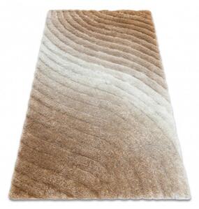 Luxusný kusový koberec shaggy Monet béžový 80x150cm