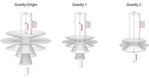 Forestier - Gravity 2 Závěsná Lampa Golden - Lampemesteren