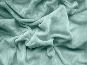 Svietiace obliečky mikroplyš BIG MOON sivé + plachta mikroplyš SOFT 90x200 cm mentolová