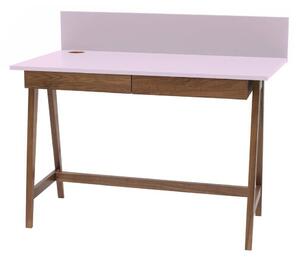 RAGABA Luka písací stôl so zásuvkou , ružová