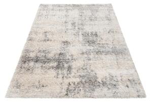 Kusový koberec shaggy Umut krémovo sivý 140x200cm