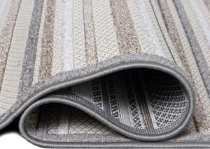 Kusový koberec Pruhy béžový 80x200cm