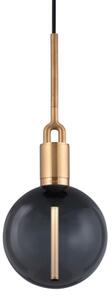 Buster+Punch - Forked Globe Závěsná Lampa Dim. Medium Smoked/Brass Buster+Punch - Lampemesteren