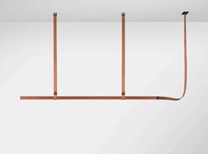 Flos - Belt Fabric Závěsná Lampa Copper Brown - Lampemesteren