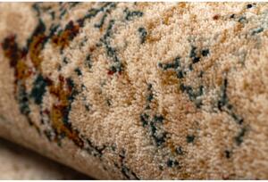 Vlnený kusový koberec Kalar béžovo zelený 170x235cm