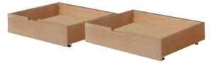 MF Mikael Natura poschodová posteľ 200x140 Variant úložný box: S úložným boxom