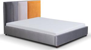 Čalúnená posteľ Nisha 180x200, sivá