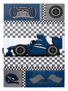 Detský kusový koberec Formule modrý 140x170cm