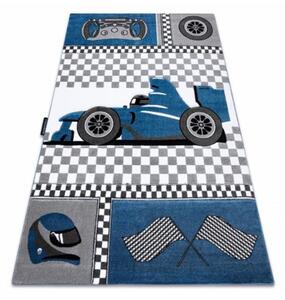 Detský kusový koberec Formule modrý 160x220cm