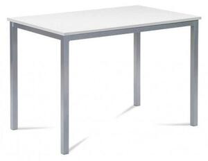 Jedálenský stôl Ciblo 110x75x70 cm (biela, sivá)