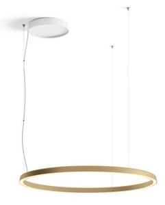 Luceplan - Compendium Circle LED Závěsná Lampa Ø110 Brass - Lampemesteren