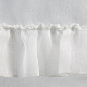 Biela záclona na páske LORENA 140x270 cm
